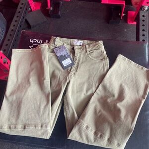 NWT cargo khaki XXS FIT JEANS